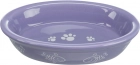 Фото - миски, поилки, фонтаны Trixie Cat Ceramic Bowl - Миска керамическая овальная (24495)