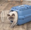 Фото - переноски, сумки, рюкзаки Trixie Relax переноска для животных, ПЛАСТИК ДВЕРЬ, синий