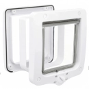 Фото - двери врезные Trixie 4-WAY FLAP DOOR врезная дверца с туннелем для кошек и собак мелких пород, белый