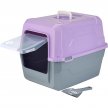 Фото - туалеты, лотки AnimAll закрытый туалет для кошек с лопаткой CNR-143, фиолетовый