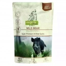 Фото - влажный корм (консервы) Isegrim (Изегрим) Pouch Roots Wild Boar Monoprotein Консервы для собак с мясом дикого кабана, пастернаком, льняным маслом и лесными травами, 410 г