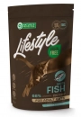 Фото - сухий корм Natures Protection Lifestyle GRAIN FREE WHITE FISH ADULT беззерновий корм для дорослих кішок БІЛА РИБА