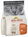 Фото - сухой корм Almo Nature Holistic MAINTENANCE ADULT CAT WITH FRESH BEEF сухой корм для взрослых кошек ГОВЯДИНА