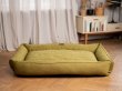 Фото - лежаки, матрасы, коврики и домики Harley & Cho SOFA OLIVE лежак для собак, оливковый