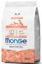 Фото - сухий корм Monge Dog Monoprotein Puppy & Junior All Breeds Salmon & Rice сухий монопротеїновий корм для цуценят та молодих собак всіх порід ЛОСОСЬ та РИС