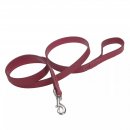 Фото - амуніція Coastal (Костал) Circle-T Dog Leash шкіряний повідець для собак, ЧЕРВОНИЙ