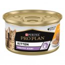 Фото - вологий корм (консерви) Purina Pro Plan (Пуріна Про План) Kitten Healthy Start Chicken вологий корм для кошенят, мус КУРКА