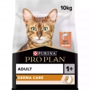 Фото - сухой корм Purina Pro Plan (Пурина Про План) Adult Derma Care Salmon сухой корм для кошек для поддержания здоровья кожи и красоты шерсти ЛОСОСЬ