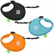 Фото 9 - рулетки WAUDOG R-leash поводок рулетка с контейнером для пакетов, светоотражающая лента, фиолетовый