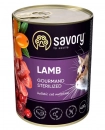 Фото - влажный корм (консервы) Savory (Сейвори) GOURMAND STERILIZED LAMB влажный корм для стерилизованных котов (ягненок)