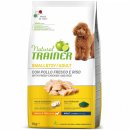 Фото - сухий корм Trainer Natural Adult Mini - корм для дорослих собак дрібних порід з куркою, рисом та алое-вера