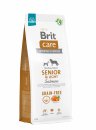 Фото - сухой корм Brit Care Dog Grain Free Senior & Light Salmon беззерновой сухой корм для кожи и шерсти стареющих собак ЛОСОСЬ