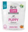 Фото - сухий корм Brit Care Dog Grain Free Puppy Salmon беззерновий сухий корм для шкіри та шерсті цуценят ЛОСОСЬ