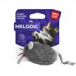 Фото 2 - іграшки Collar WAUCAT Fun Melodic іграшка зі звуковим чіпом для котів МИШКА, сірий