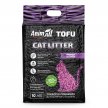 Фото 2 - наполнители AnimAll TOFU (ТОФУ) СОЕВЫЙ наполнитель в туалет для кошек ЛАВАНДА
