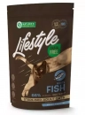 Фото - сухий корм Natures Protection Lifestyle GRAIN FREE WHITE FISH STERILISED беззерновий корм для стерилізованих дорослих кішок БІЛА РИБА