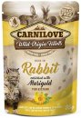 Фото - влажный корм (консервы) Carnilove Rich in Rabbit enriched with Marigold Kitten влажный корм для котят КРОЛИК и КАЛЕНДУЛА