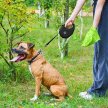 Фото 8 - рулетки WAUDOG R-leash поводок рулетка с контейнером для пакетов, светоотражающая лента, черный