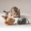 Фото 4 - іграшки Collar WAUCAT Fun Melodic іграшка зі звуковим чіпом для котів ПТАШКА, бежевий