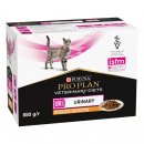 Фото - ветеринарные корма Purina Pro Plan (Пурина Про План) Veterinary Diets UR Urinary Chicken влажный лечебный корм для кошек для растворения струвитных камней КУРИЦА