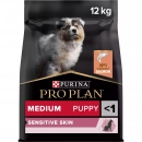 Фото - сухой корм Purina Pro Plan (Пурина Про План) Puppy Medium Sensitive Skin Salmon сухой корм для щенков средних пород с чувствительной кожей ЛОСОСЬ