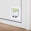 Фото 2 - двери врезные Trixie 4-Way Flap Door Electromagnetic электромагнитная врезная дверца для кошек и собак, белый (3869)