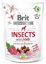 Фото - ласощі Brit Care Dog Crunchy Cracker Insects, Lamb & Raspberries ласощі для здорового травлення собак КОМАХИ, ЯГНЯ і МАЛИНА