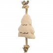 Фото 2 - игрушки Trixie Christmas tree with Rope игрушка для собак РОЖДЕСТВЕНСКАЯ ЕЛЬ С КАНАТОМ (92006)