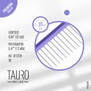 Фото - гребінці, щітки, граблі Tauro (Тауро) Pro Line Ultra Light Line гребінець з алюмінієвою ручкою та зубчиками з нержавіючої сталі, фіолетовий