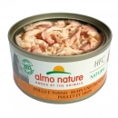 Фото - вологий корм (консерви) Almo Nature HFC JELLY NATURAL CHICKEN & TUNA консерви для кішок КУРКА ТА ТУНЕЦЬ, желе