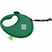 Фото - рулетки WAUDOG R-leash поводок рулетка с контейнером для пакетов, светоотражающая лента, зеленый