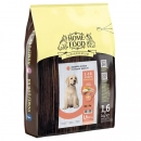 Фото - сухий корм Home Food (Хоум Фуд) Puppy Medium-Maxi корм для цуценят середніх та великих порід, здорова шкіра і блиск шерсті ІНДИЧКА та ЛОСОСЬ