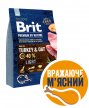 Фото - сухий корм Brit Premium Dog Light Turkey & Oat сухий корм для собак, схильних до повноти ИНДИЧА та ОВЕС