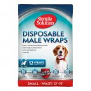 Фото - підгузки та трусики Simple Solution Disposable Wrap for Male Dogs одноразовий вологопоглинаючий гігієнічний пояс для собак