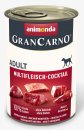 Фото - вологий корм (консерви) Animonda (Анімонда) GranCarno Adult Multi Meat Cocktail вологий корм для собак МУЛЬТИМ'ЯСНИЙ КОКТЕЙЛЬ