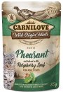 Фото - влажный корм (консервы) Carnilove Rich in Pheasant Enriched with Raspberry Leaves Adult Cats влажный корм для кошек ФАЗАН и ЛИСТЬЯ МАЛИНЫ