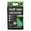 Фото - наполнители AnimAll TOFU (ТОФУ) СОЕВЫЙ наполнитель в туалет для кошек ЗЕЛЕНЫЙ ЧАЙ