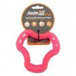 Фото - іграшки AnimAll Fun іграшка для собак КІЛЬЦЕ 6 СТОРІН, кораловий