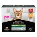 Фото - влажный корм (консервы) Purina Pro Plan (Пурина Про План) Adult Sterilised Maintenance Beef & Chicken влажный корм для стерилизованных кошек ГОВЯДИНА и КУРИЦА