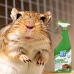 Фото 2 - удаление запахов и пятен OUT! Cage & Hutch Cleaner средство-спрей для очистки клеток и вольеров домашних животных