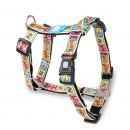 Фото - амуниция Max & Molly Urban Pets H-Harness шлея для собак Comic