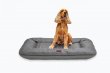 Фото 5 - лежаки, матраси, килимки та будиночки Harley & Cho LOUNGER WATERPROOF GRAY водостійкий двосторонній лежак для собак, сірий