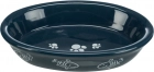 Фото - миски, поилки, фонтаны Trixie Cat Ceramic Bowl - Миска керамическая овальная (24495)