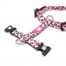 Фото - амуниция Max & Molly Urban Pets H-Harness шлея для собак Leopard Pink