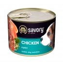 Фото - влажный корм (консервы) Savory (Сейвори) CHICKEN  PUPPY влажный корм для щенков (курица)