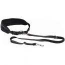 Фото - амуниция Trixie WAIST BELT WITH LEASH поводок с поясным ремнем для средних  и крупных собак (12767)