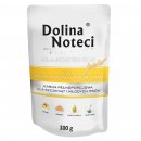 Фото - влажный корм (консервы) Dolina Noteci (Долина Нотечи) Premium влажный корм для щенков и юниоров мелких пород КУРИНЫЙ ЖЕЛУДОК И ПЕЧЕНЬ ТЕЛЕНКА