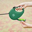 Фото 6 - рулетки WAUDOG R-leash поводок рулетка с контейнером для пакетов, светоотражающая лента, зеленый