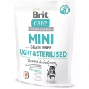 Фото - сухой корм Brit Care Dog Grain Free Mini Light & Sterilised Rabbit & Salmon беззерновой сухой корм для стерилизованных собак мини пород КРОЛИК и ЛОСОСЬ