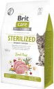 Фото - сухий корм Brit Care Cat Grain Free Sterilized Immunity Support Pork беззерновий корм для стерилізованих кішок з чутливим травленням СВИНИНА